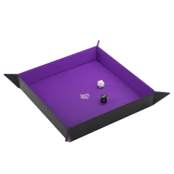 Magnetic Dice Tray Square Black/Purple de Gamegenic en Otros | La Cueva Roja