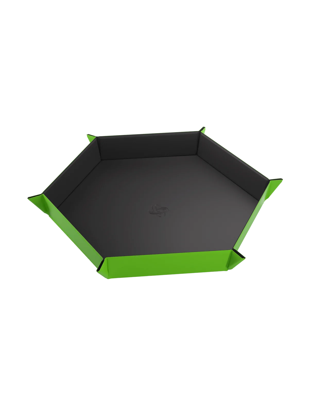 Magnetic Dice Tray Hexagonal Black/Green de Gamegenic en Otros | La Cueva Roja