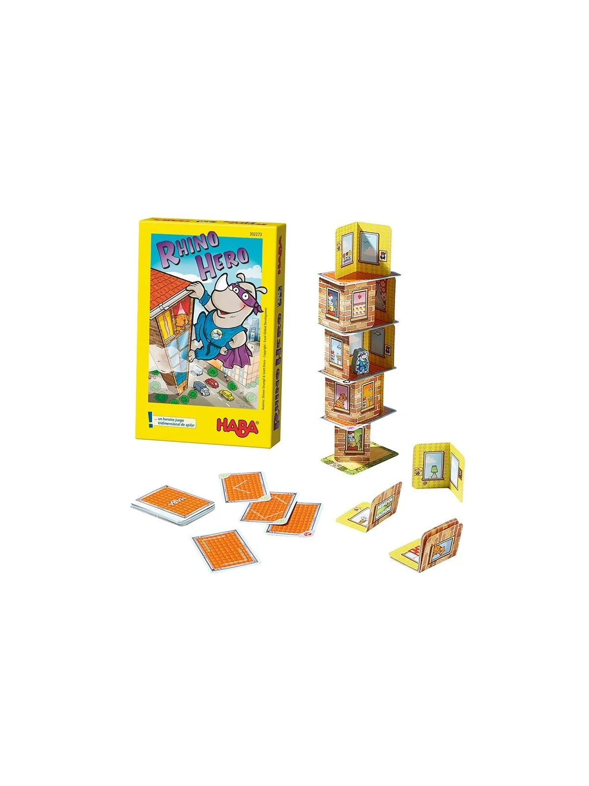 Rhino Hero de Haba en Juegos de Tablero | La Cueva Roja