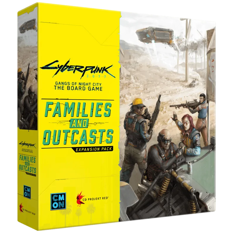 Cyberpunk 2077: Families and Outcasts de CMON en Juegos de Tablero | La Cueva Roja