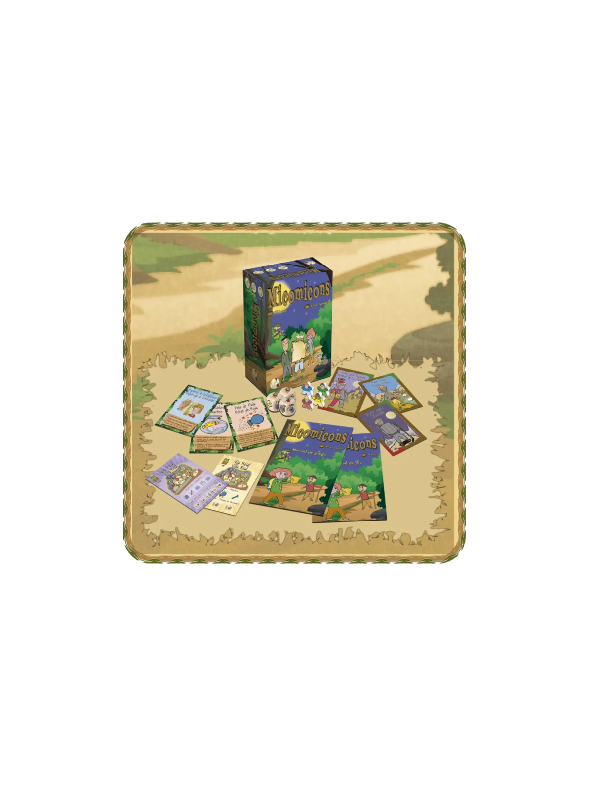 Micomicons en el Bosque de Enpeudejoc Edicions en Juegos de Cartas | La Cueva Roja