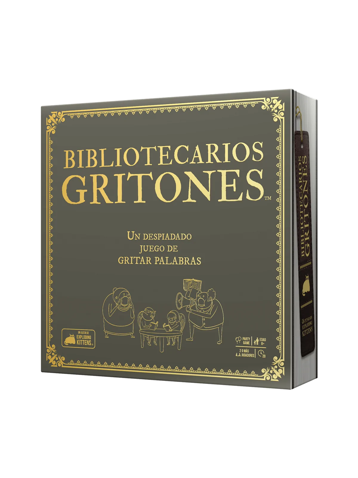 Bibliotecarios Gritones de Exploding Kittens en Juegos de Tablero | La Cueva Roja