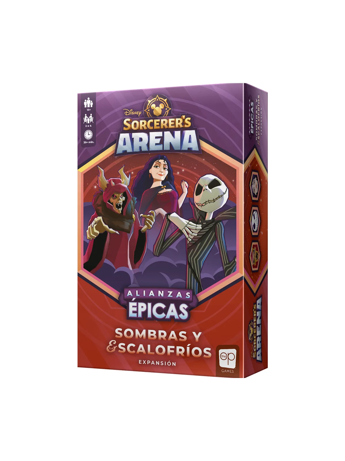 Disney Sorcerer's Arena: Epic Alliances Sombras y Escalofríos de USAopoly en Juegos de Tablero | La Cueva Roja