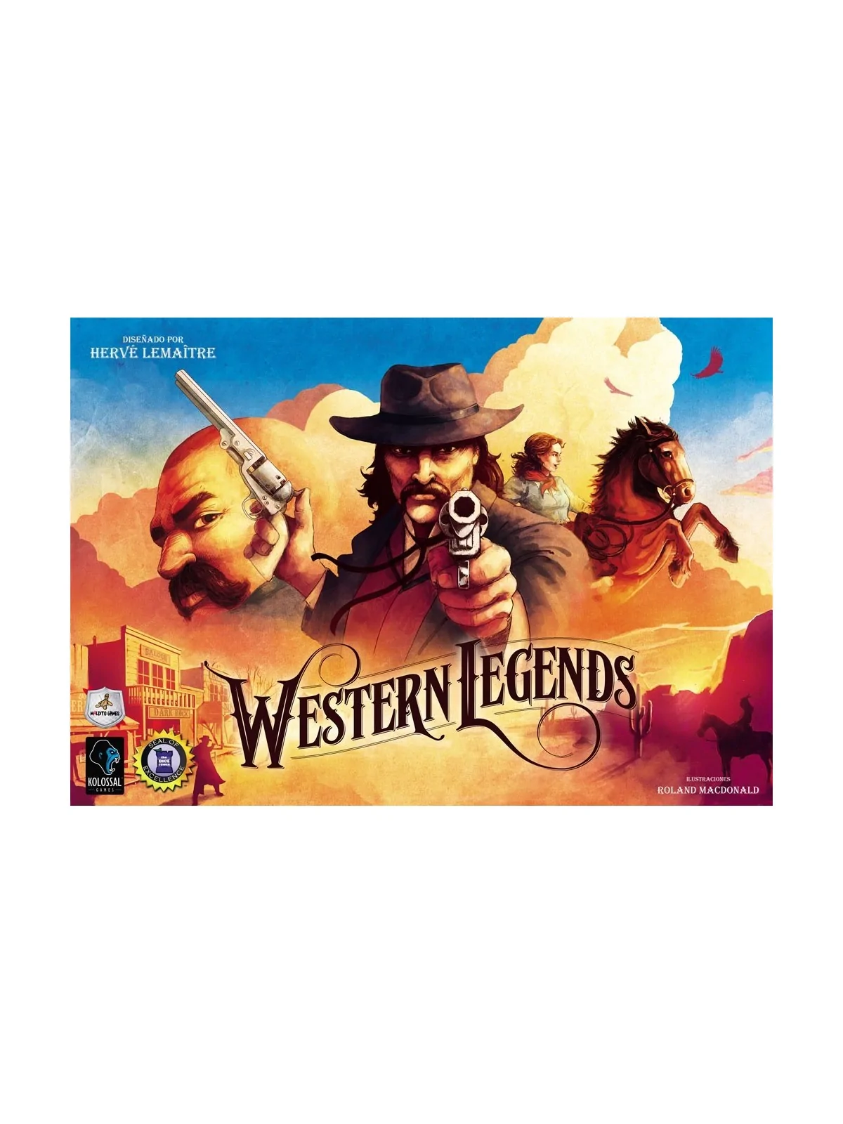 Western Legends de Maldito Games en Juegos de Tablero | La Cueva Roja