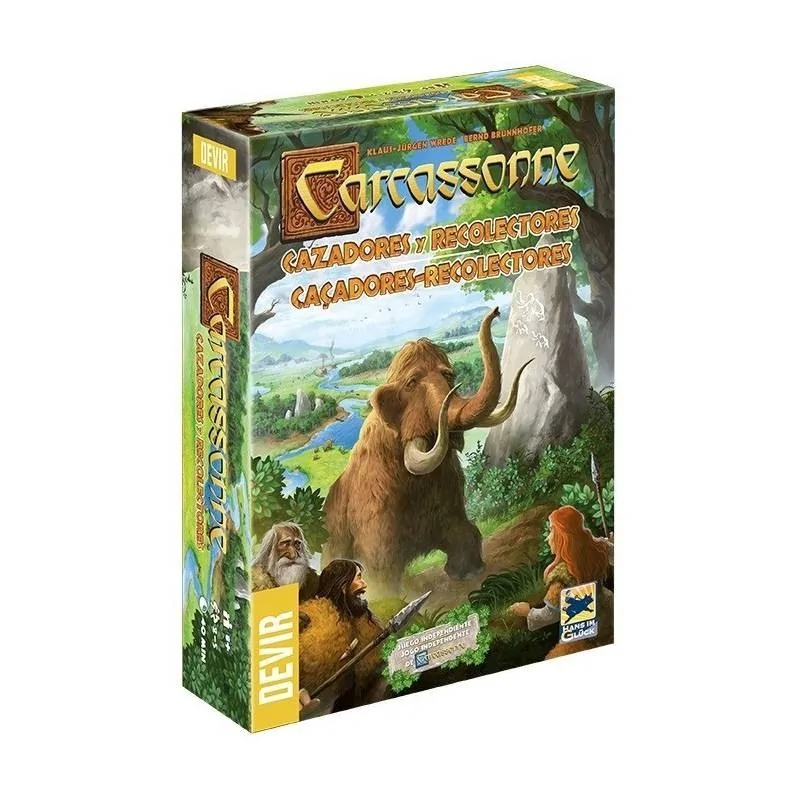 Carcassonne: Cazadores y Recolectores de Devir en Juegos de Tablero | La Cueva Roja