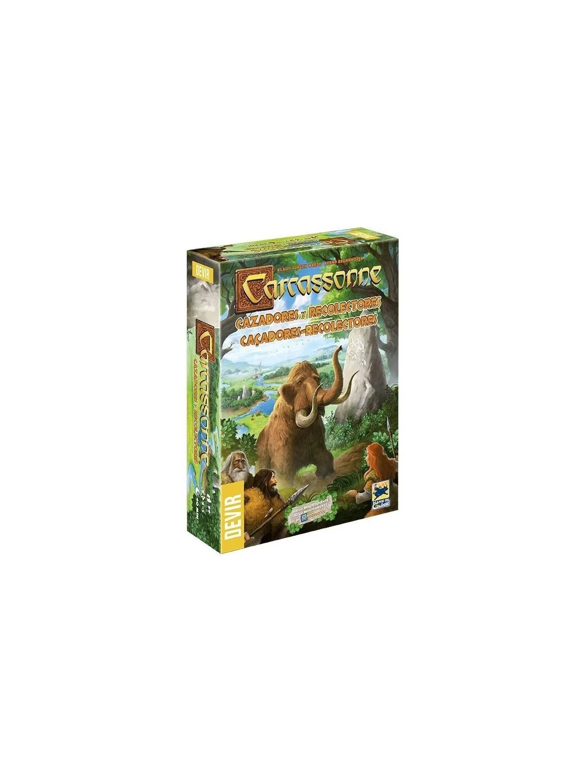 Carcassonne: Cazadores y Recolectores de Devir en Juegos de Tablero | La Cueva Roja