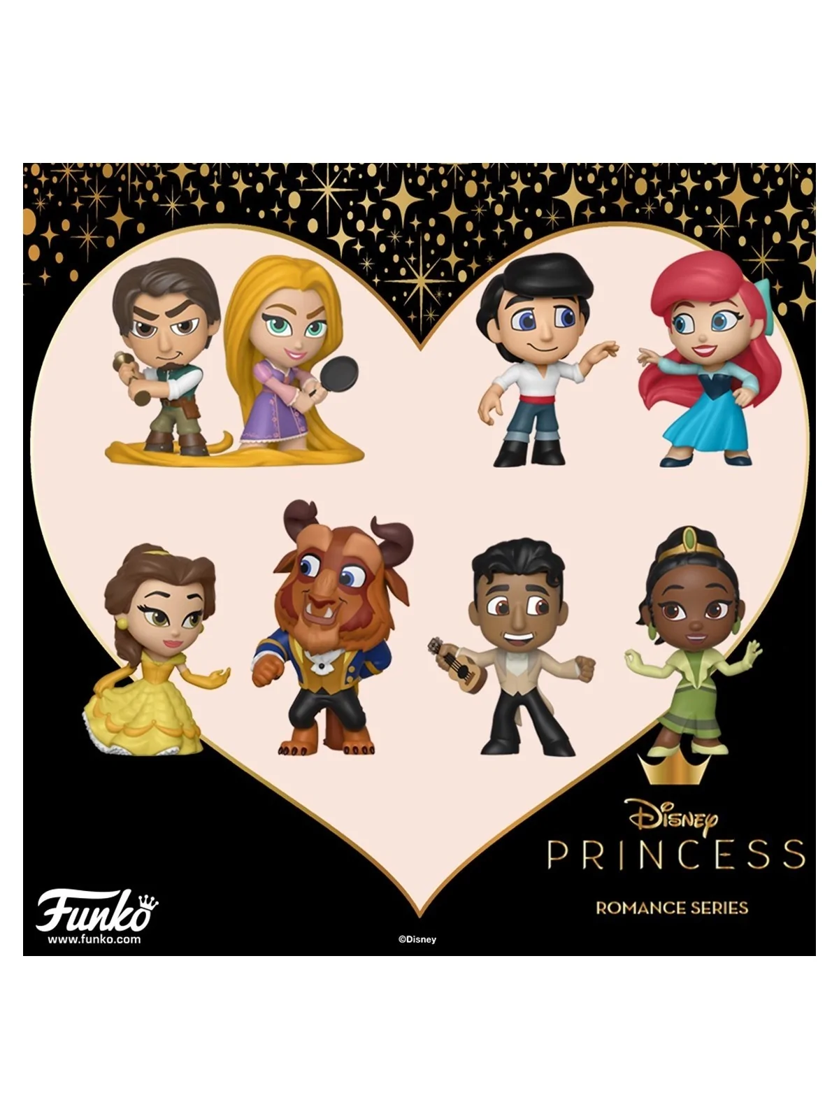 Mistery mini disney royal romance enredados de Funko en Juegos de Tablero | La Cueva Roja