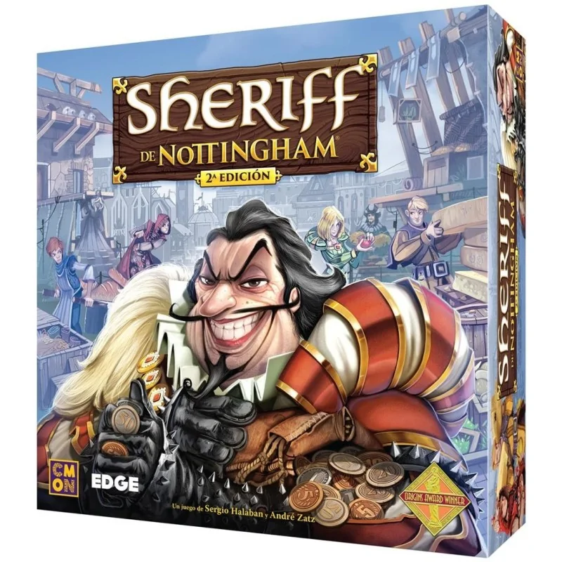 El Sheriff De Nottingham: Segunda Edición de Asmodee en Juegos de Tablero | La Cueva Roja