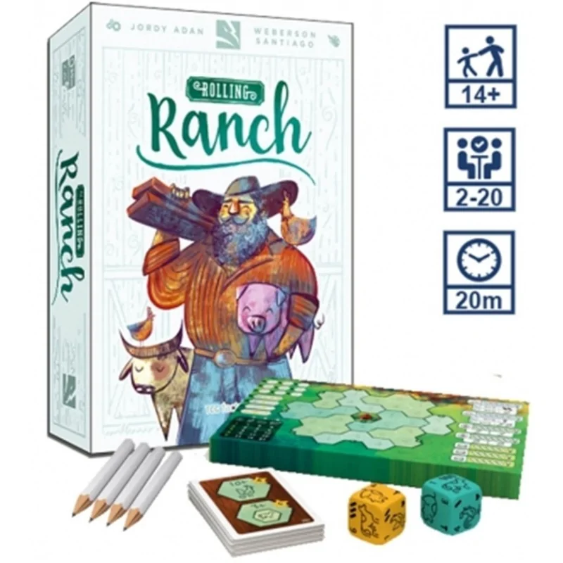 Rolling Ranch de TCG Factory en Juegos de Tablero | La Cueva Roja