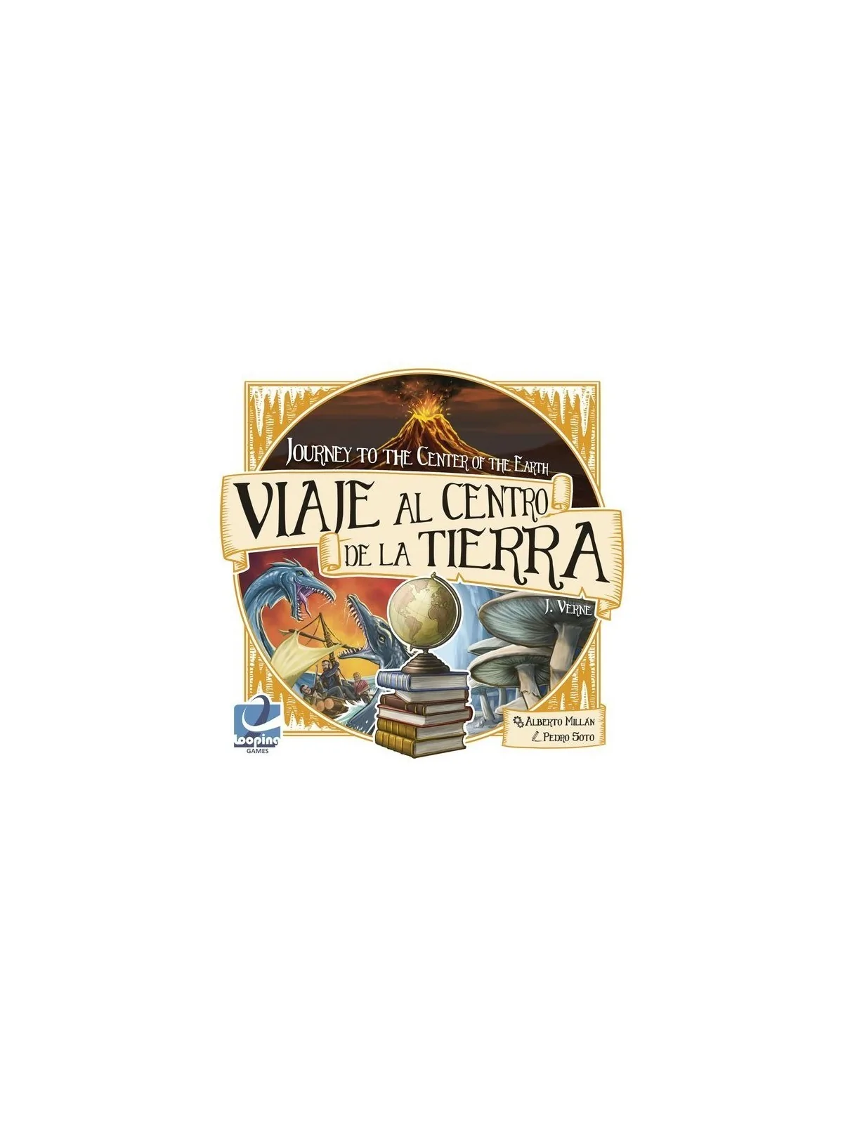 Viaje al Centro de la Tierra de Looping Games en Juegos de Cartas | La Cueva Roja