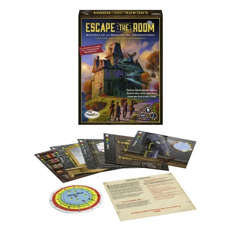Escape the Room: Misterio en la Mansión del Observatorio de Mercury Games en Juegos de Tablero | La Cueva Roja
