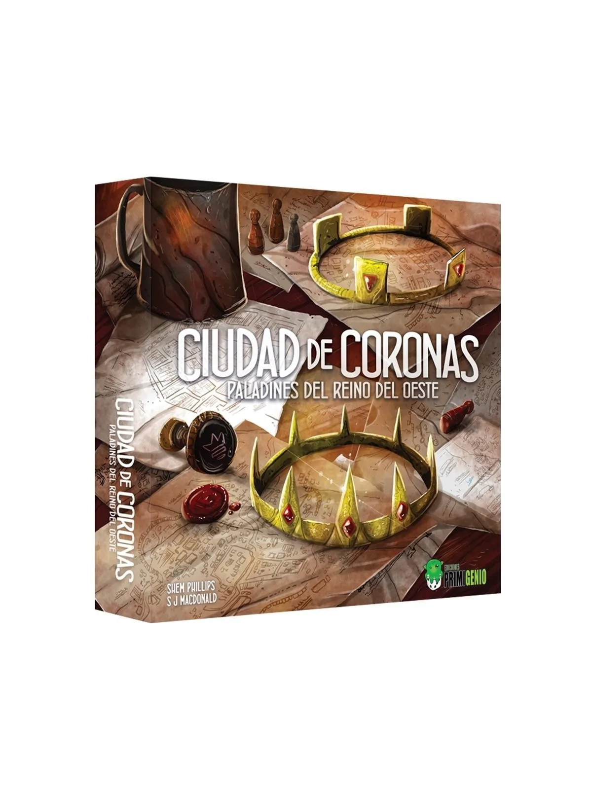 Paladines del Reino del Oeste: Ciudad de Coronas de Juegos en Juegos de Tablero | La Cueva Roja