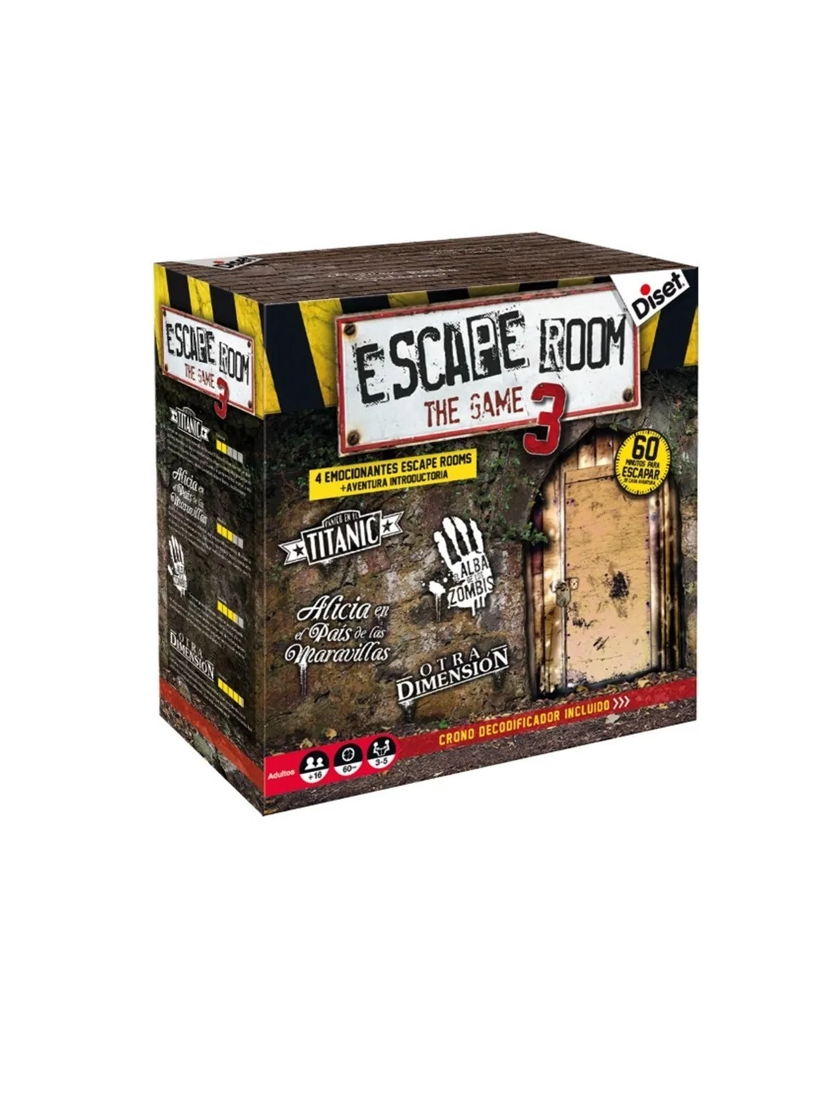 Escape Room The Game 3 de Diset en Juegos de Tablero | La Cueva Roja