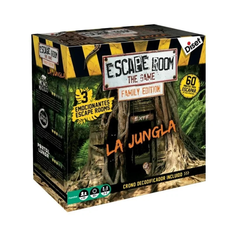 Escape Room The Game Family Edition: La Jungla de Diset en Juegos de Tablero | La Cueva Roja