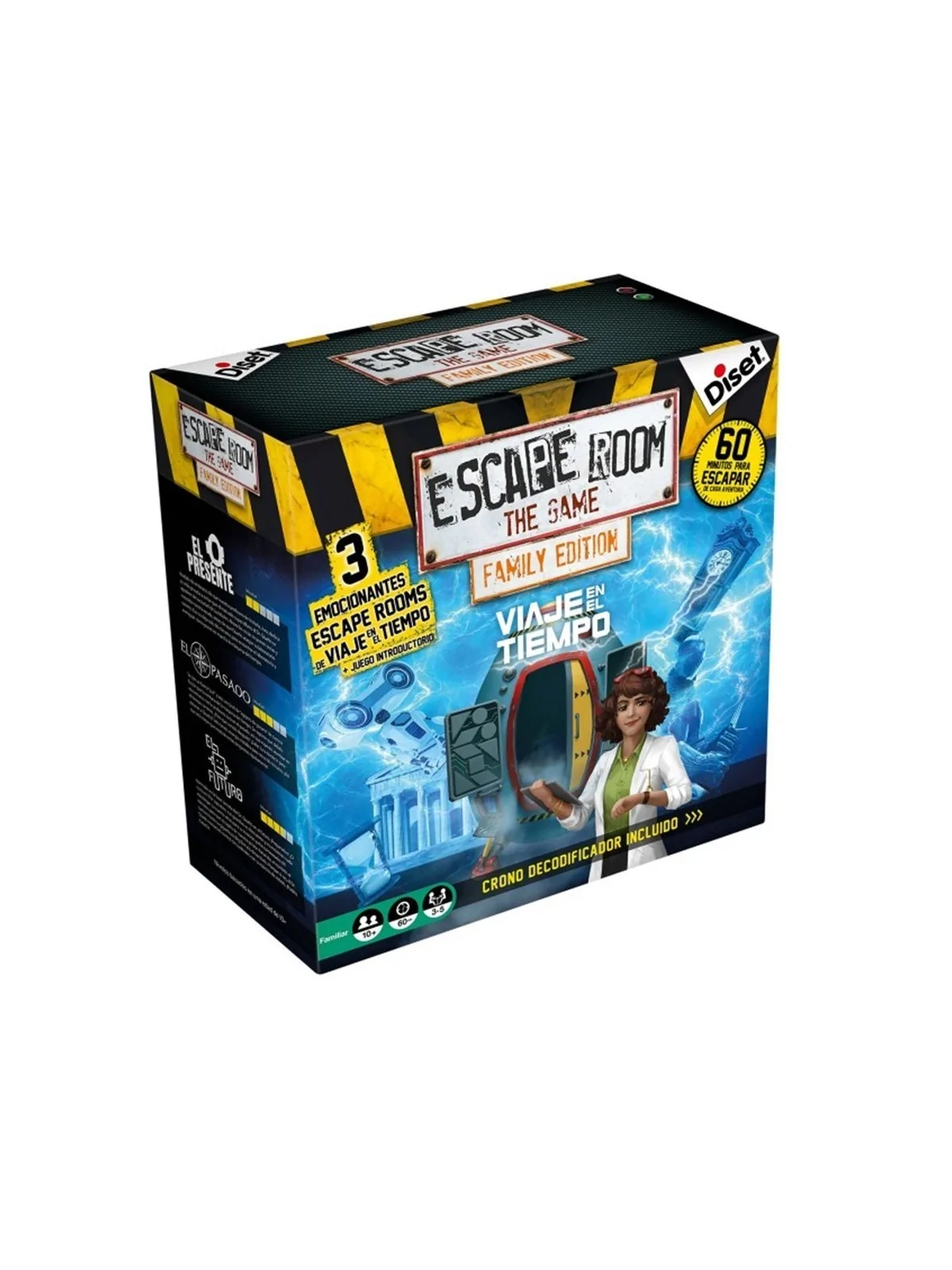 Escape Room Family Edition: Viaje en el Tiempo de Diset en Juegos de Tablero | La Cueva Roja