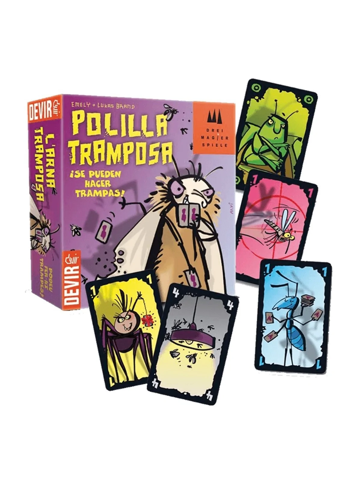 Polilla Tramposa de Devir en Juegos de Tablero | La Cueva Roja