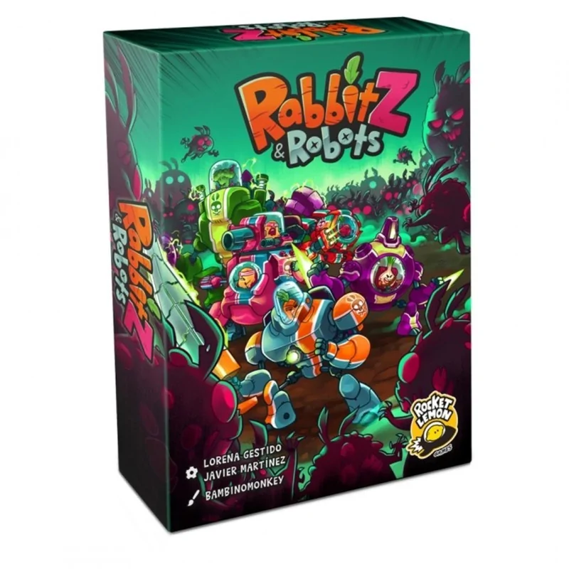 Rabbitz and Robots de Rocket Lemon Games en Juegos de Cartas | La Cueva Roja