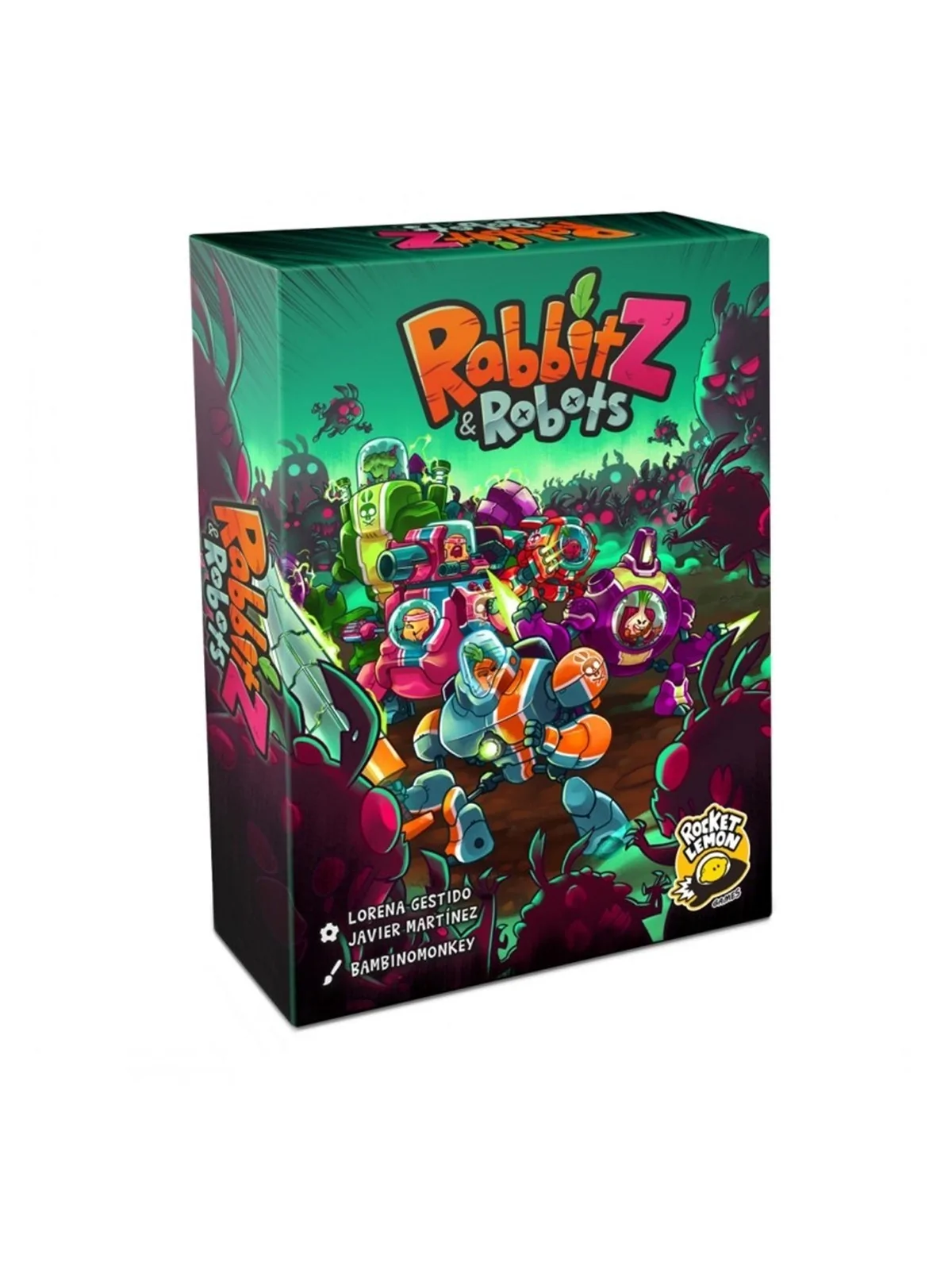 Rabbitz and Robots de Rocket Lemon Games en Juegos de Cartas | La Cueva Roja