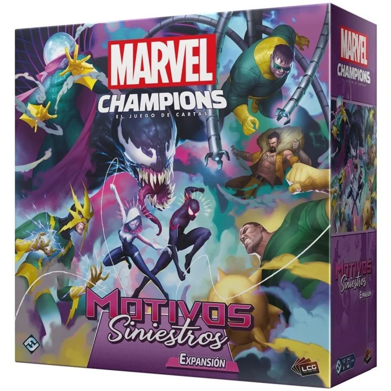 Marvel Champions: Motivos Siniestros de Juegos en Juegos de Tablero | La Cueva Roja