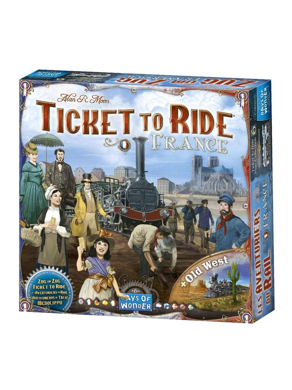 Aventureros al Tren: Francia + Viejo Oeste de Juegos en Juegos de Tablero | La Cueva Roja