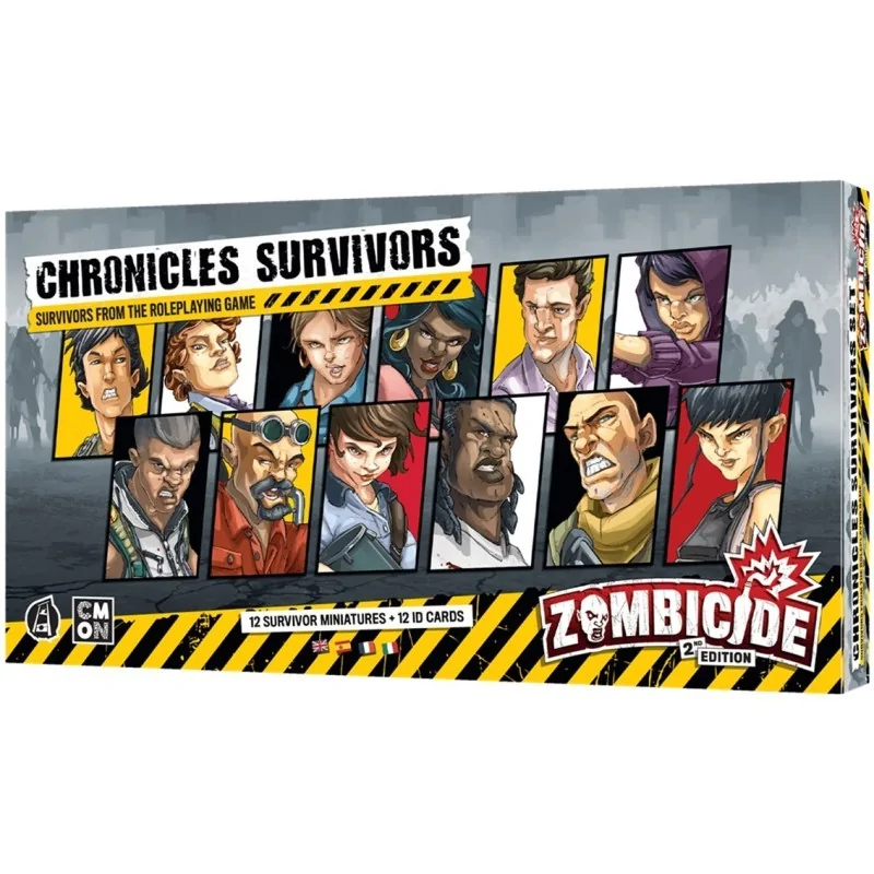 Zombicide Segunda Edición: Chronicles Survivors de Juegos en Juegos de Tablero | La Cueva Roja