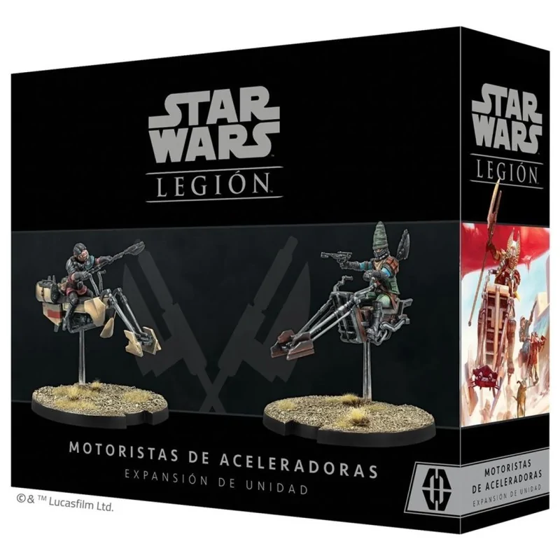 Star Wars Legion: Motoristas de Aceleradoras de Juegos en Juegos de Tablero | La Cueva Roja