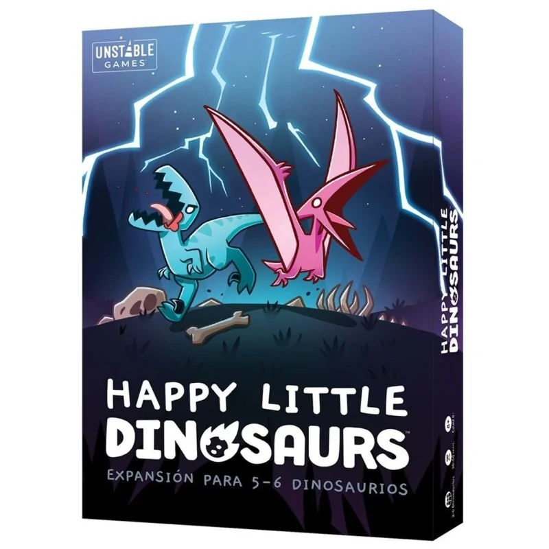 Happy Little Dinosaurs: Exp. para 5-6 Dinosaurios de TeeTurtle en Juegos de Cartas | La Cueva Roja