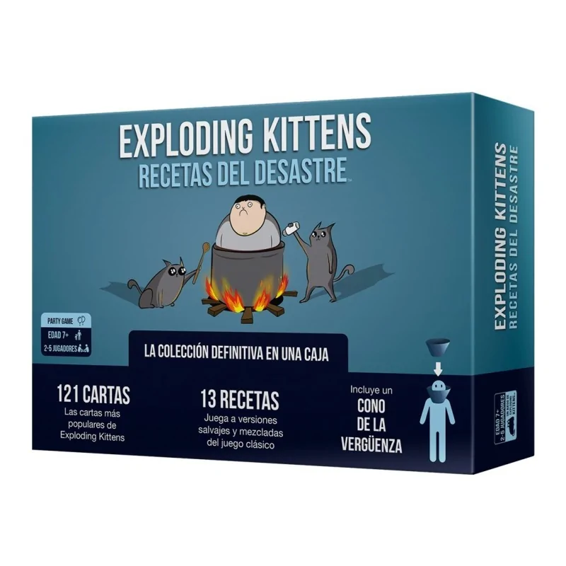 Exploding Kittens: Recetas del Desastre de Exploding Kittens en Juegos de Cartas | La Cueva Roja