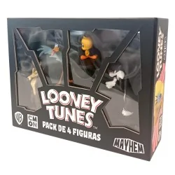 Looney Tunes: Pack de 4 Figuras Mayhem de Juegos en Juegos de Tablero | La Cueva Roja