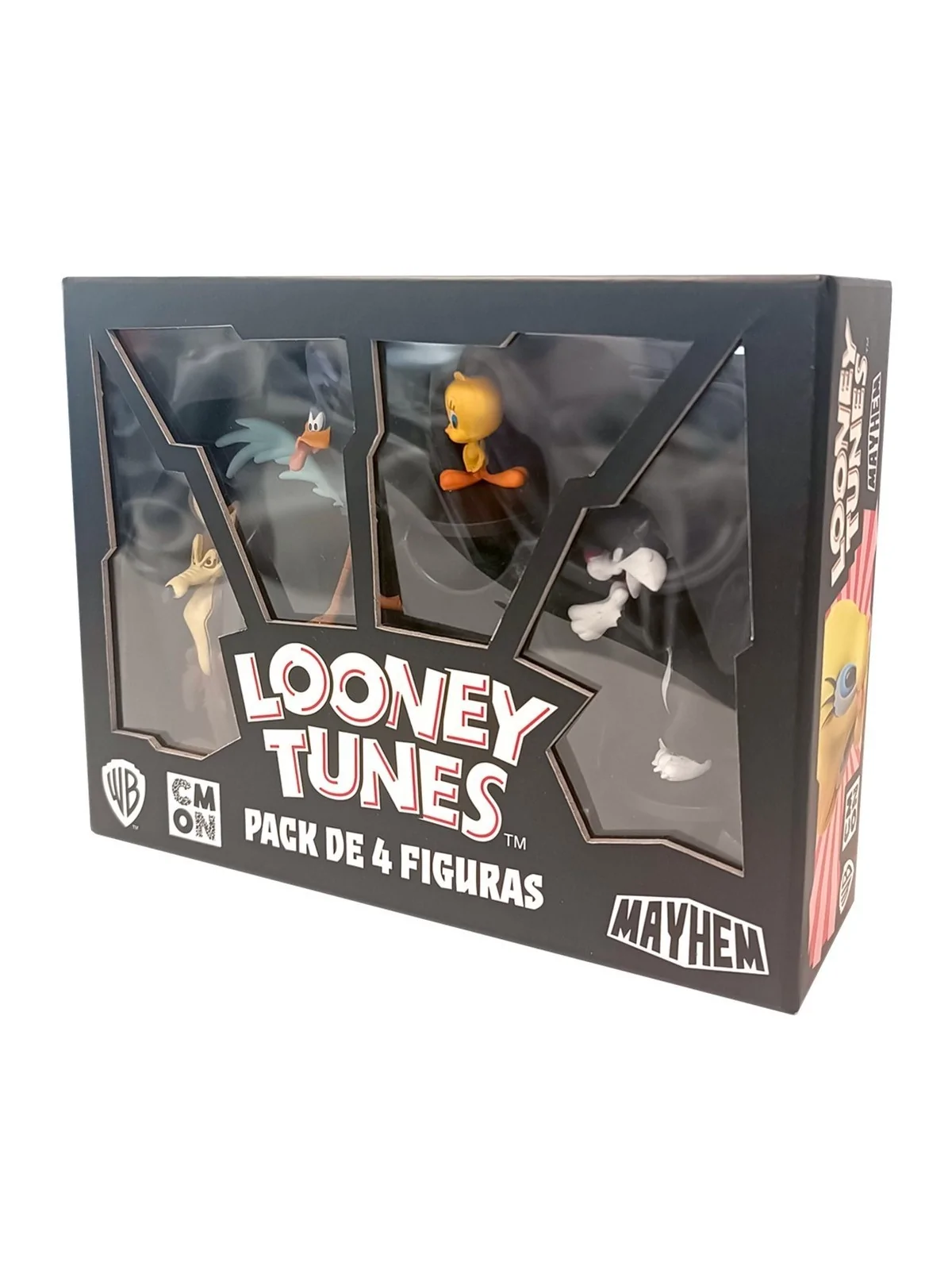 Looney Tunes: Pack de 4 Figuras Mayhem de Juegos en Juegos de Tablero | La Cueva Roja