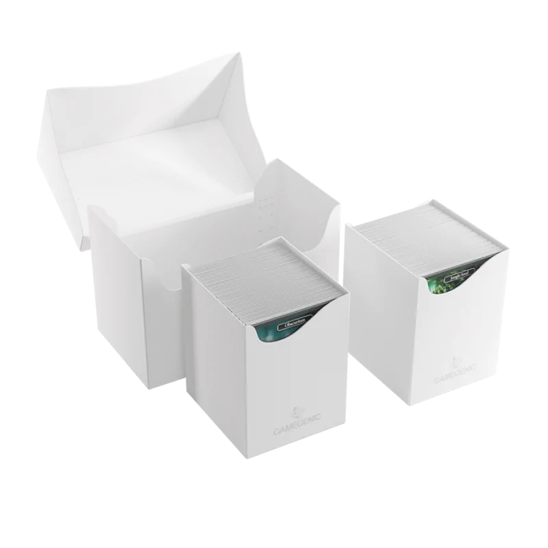 Double Deck Holder 200+ XL White de Gamegenic en Otros | La Cueva Roja