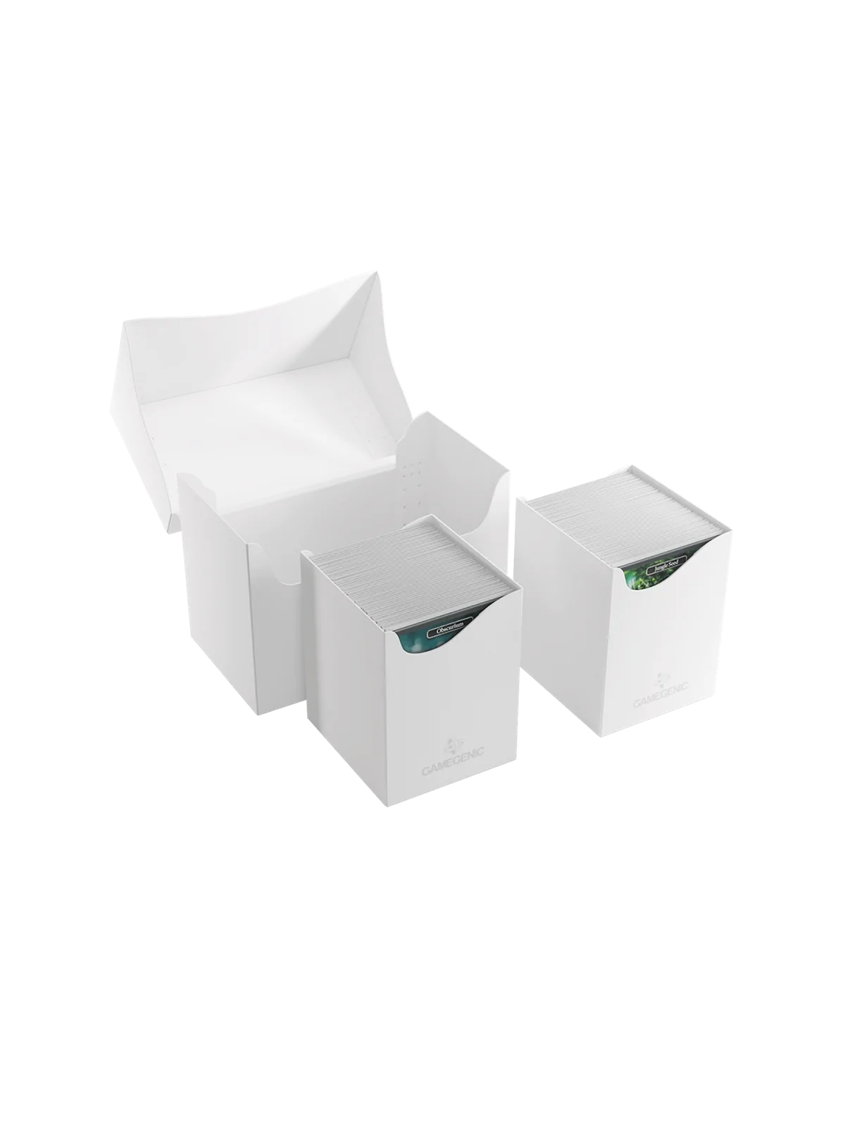 Double Deck Holder 200+ XL White de Gamegenic en Otros | La Cueva Roja