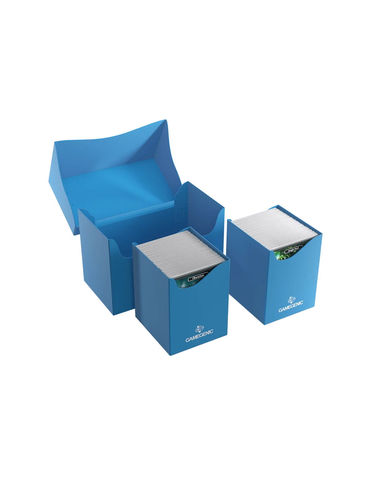 Double Deck Holder 200+ XL Blue de Gamegenic en Otros | La Cueva Roja