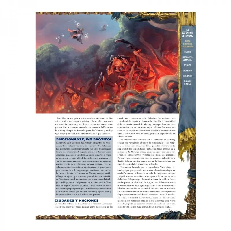 Pathfinder 2ª Ed: La Extensión de Mwangi de Devir en Juegos de Rol | La Cueva Roja