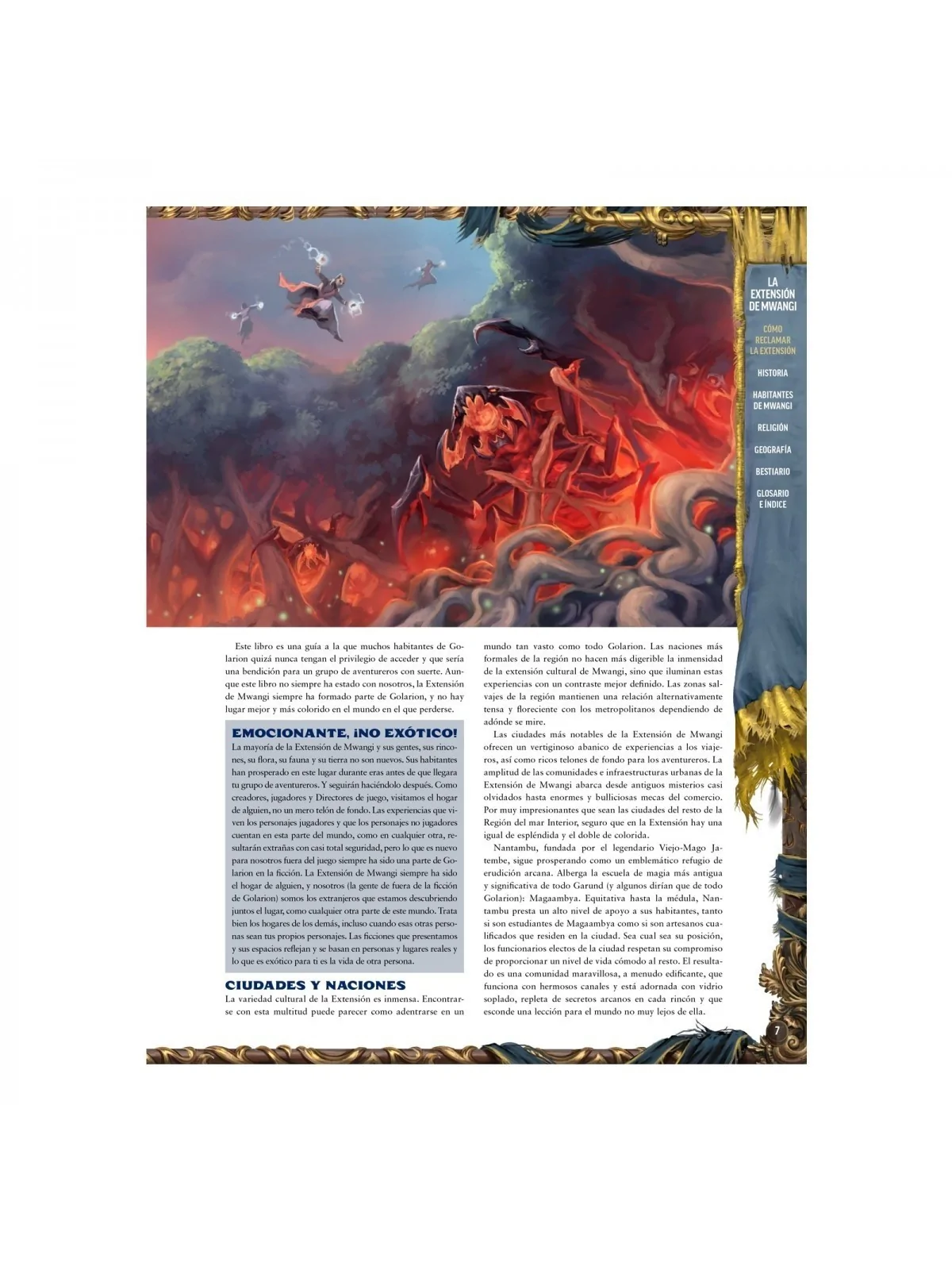 Pathfinder 2ª Ed: La Extensión de Mwangi de Devir en Juegos de Rol | La Cueva Roja