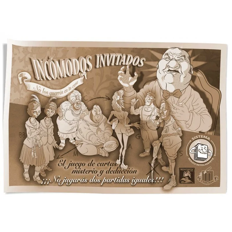 Incomodos Invitados de Megacorpin Games en Juegos de Tablero | La Cueva Roja