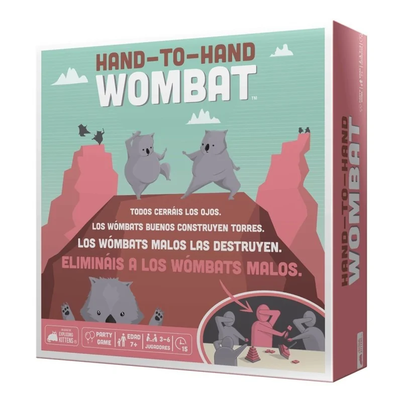 Hand to Hand Wombat de Exploding Kittens en Juegos de Tablero | La Cueva Roja