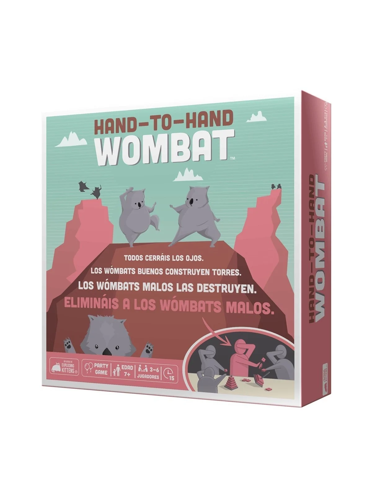 Hand to Hand Wombat de Exploding Kittens en Juegos de Tablero | La Cueva Roja