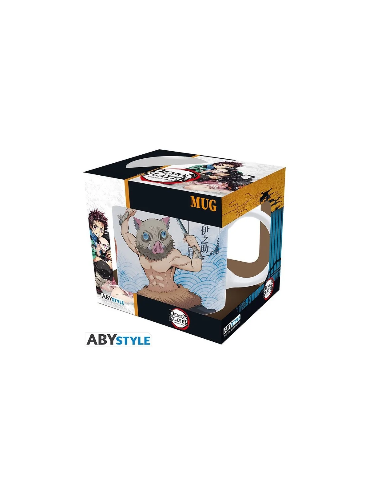 Taza 320 ML Demon Slayer Zenitsu & Inosuke de ABYSSE en Merchandising | La Cueva Roja