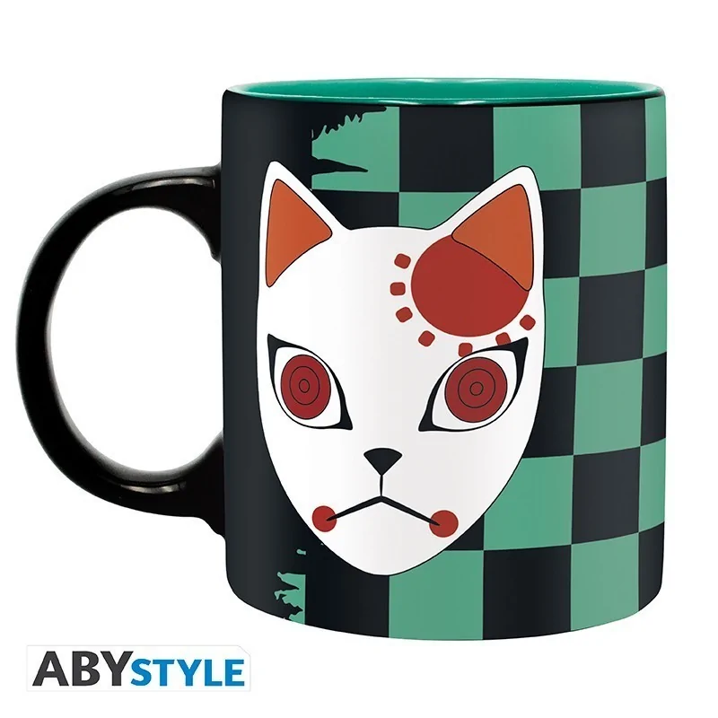 Pack Taza 320ml Llavero y Cuaderno Tanjiro Demon Slayer de ABYSSE en Tazas - Vasos | La Cueva Roja