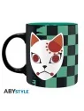 Pack Taza 320ml Llavero y Cuaderno Tanjiro Demon Slayer de ABYSSE en Tazas - Vasos | La Cueva Roja