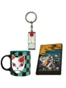 Pack Taza 320ml Llavero y Cuaderno Tanjiro Demon Slayer de ABYSSE en Tazas - Vasos | La Cueva Roja