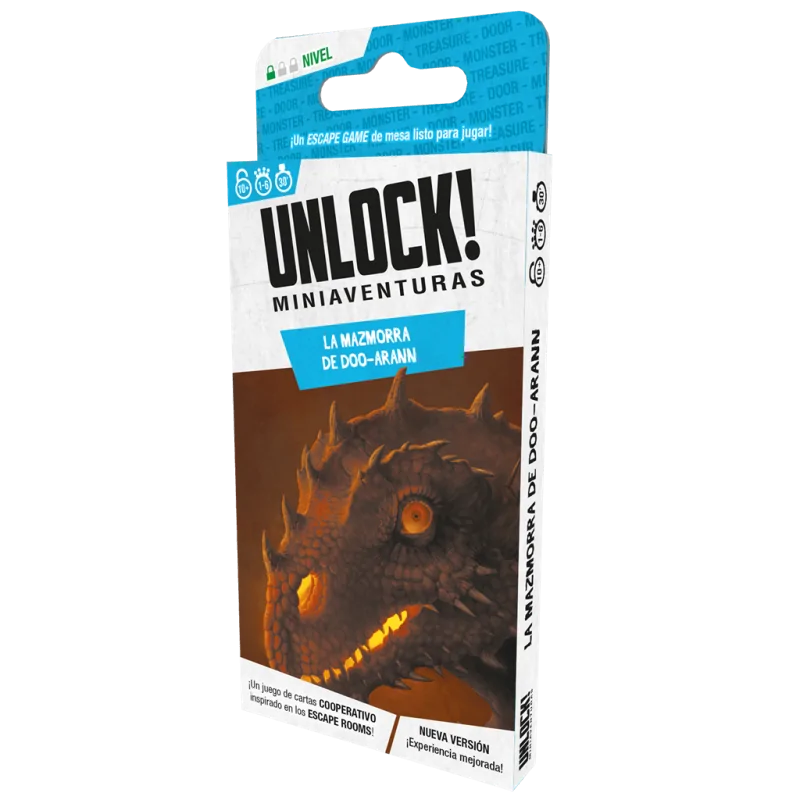 Unlock! Miniaventuras La Mazmorra de Doo-Arann de Space Cowboys en Juegos de Cartas | La Cueva Roja