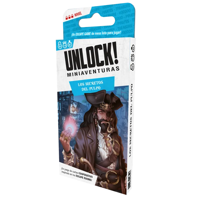 Unlock! Miniaventuras Los Secretos del Pulpo de Space Cowboys en Juegos de Cartas | La Cueva Roja