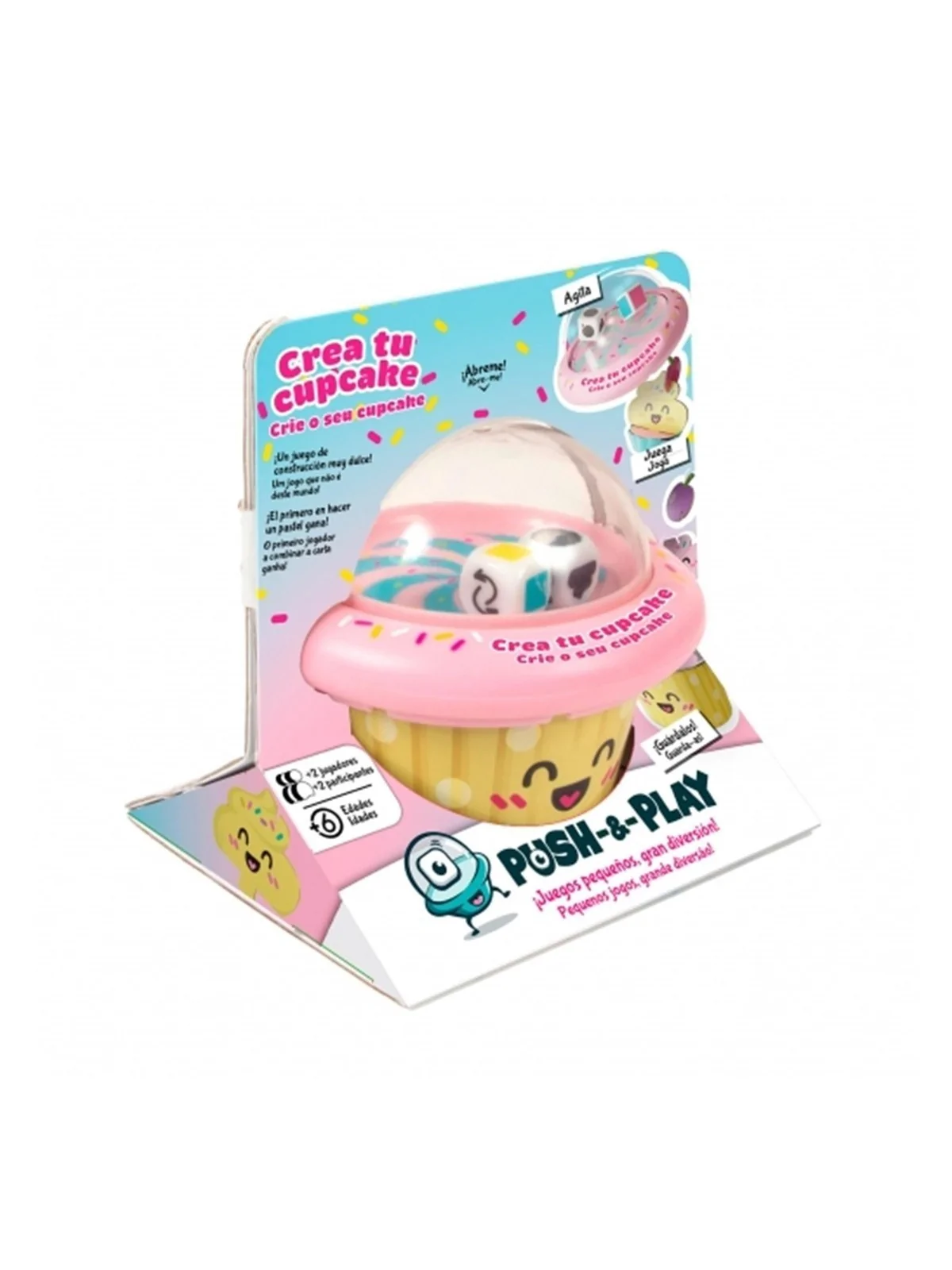 Crea tu cupcake push & play de Bizak en Juegos de Tablero | La Cueva Roja