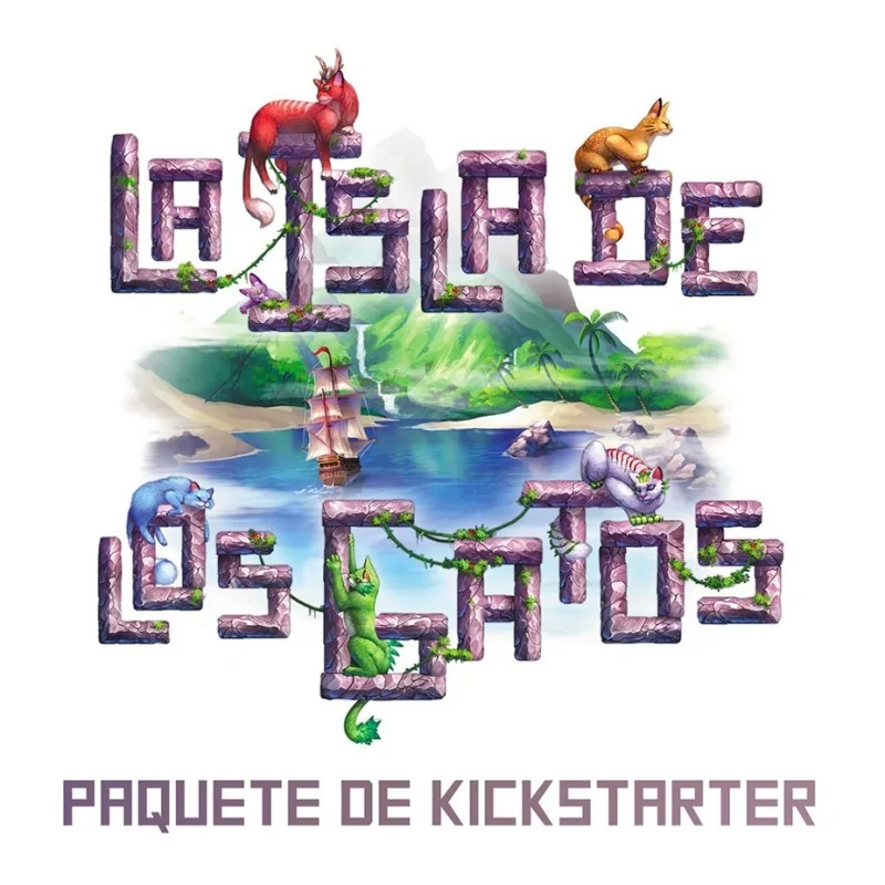 La Isla de los Gatos: Paquete de Kickstarter de Maldito Games en Juegos de Tablero | La Cueva Roja
