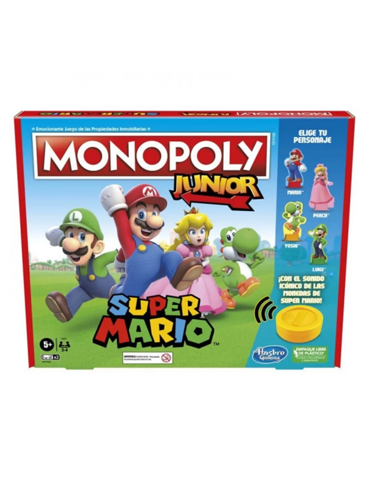 Monopoly: Jr Super Mario de Hasbro en Juegos de Tablero | La Cueva Roja