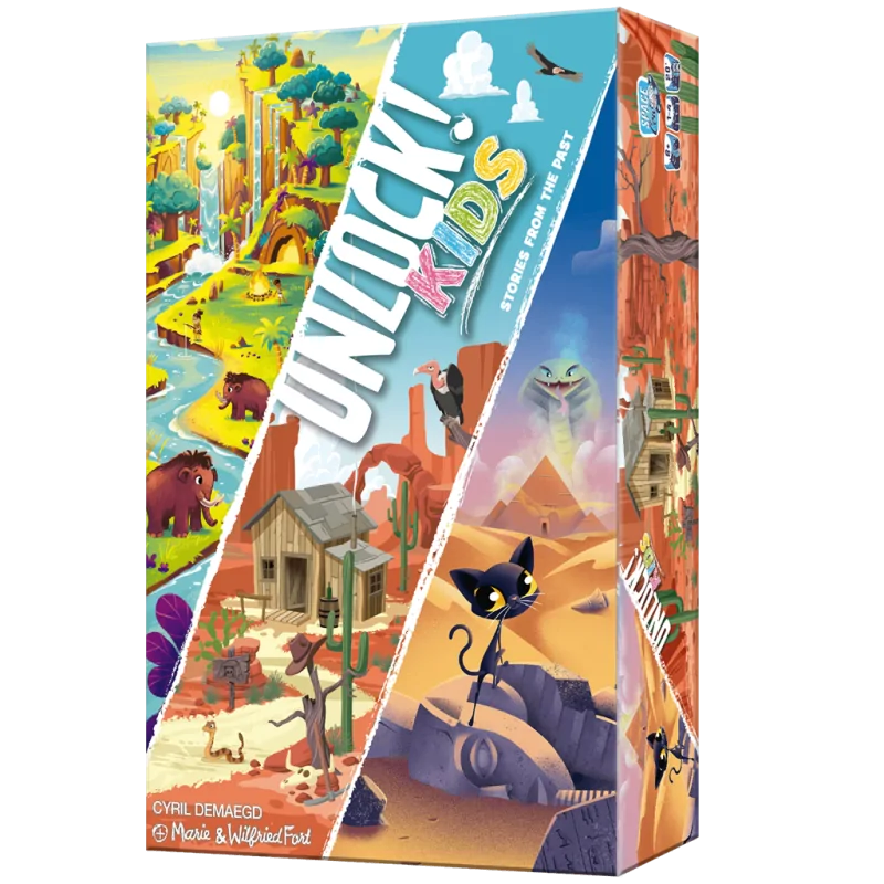 Unlock! Kids Stories From the Past de Space Cowboys en Juegos de Tablero | La Cueva Roja