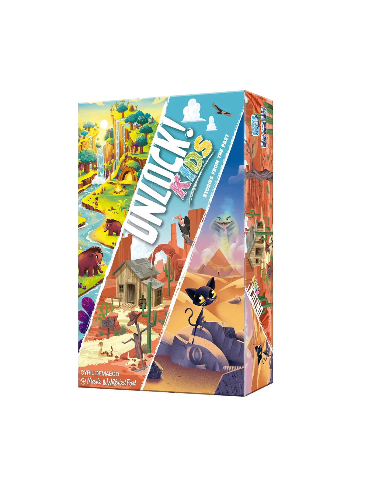 Unlock! Kids Stories From the Past de Space Cowboys en Juegos de Tablero | La Cueva Roja