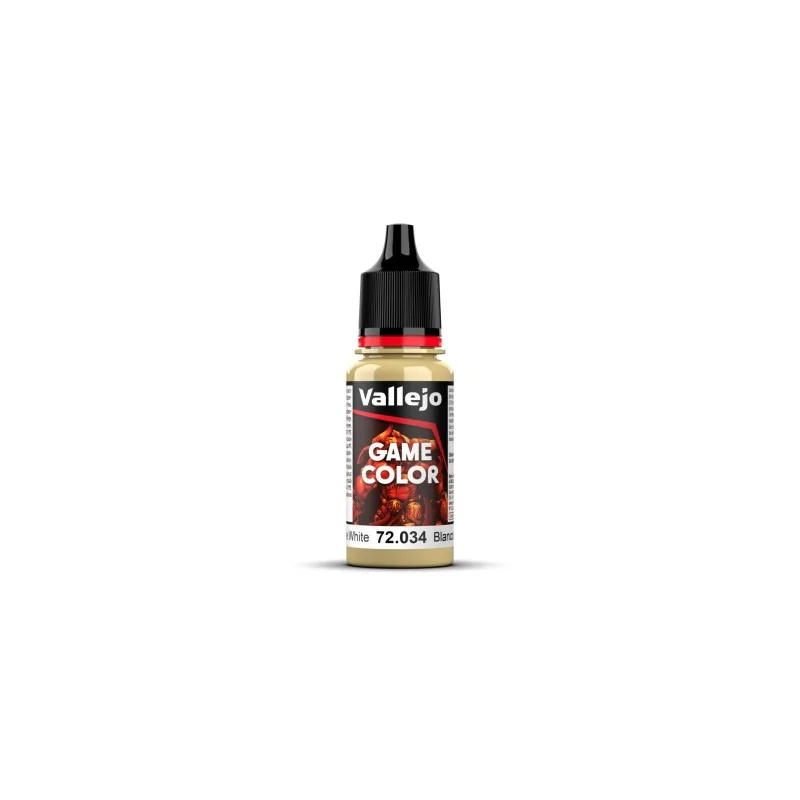 Blanco Hueso Game Color Vallejo 18 ml (72034) de Vallejo en Game Color | La Cueva Roja